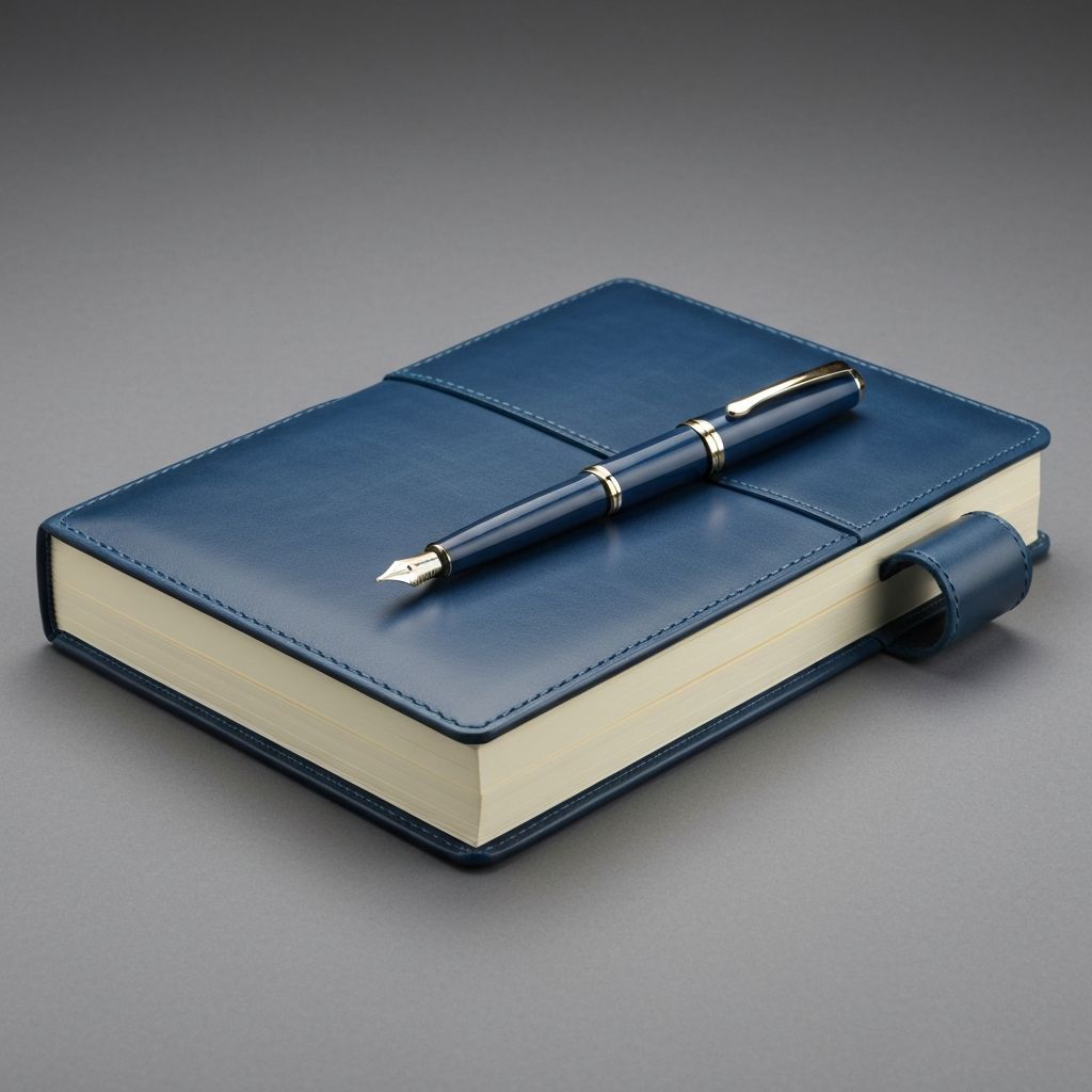 Premium Leather Notebook Set